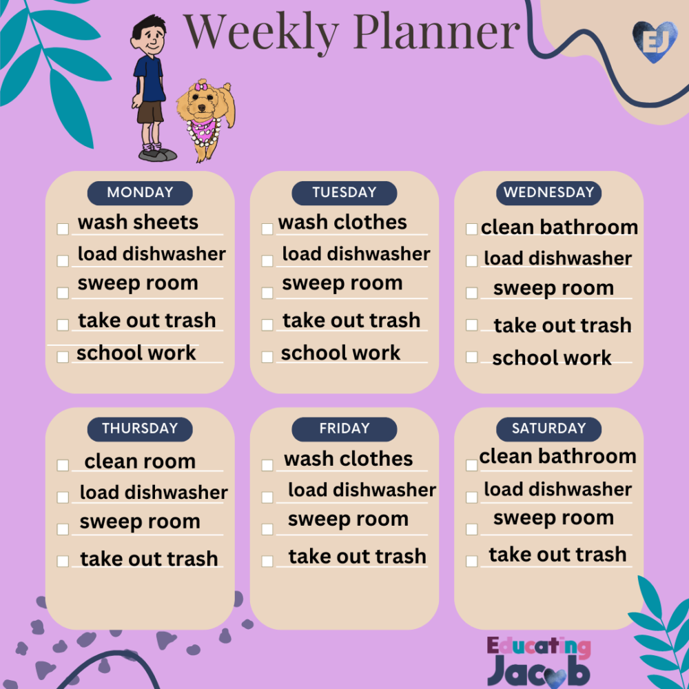 Weekly Chore Chart