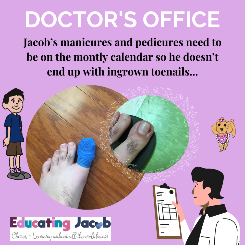 doctors-office-Jacobs-big-toe-infected