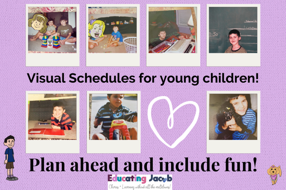Visual Schedules for young children