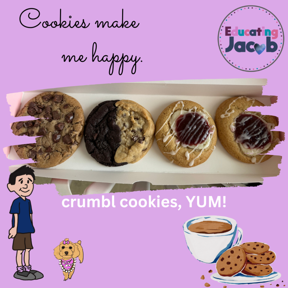 crumbl cookies, YUM!