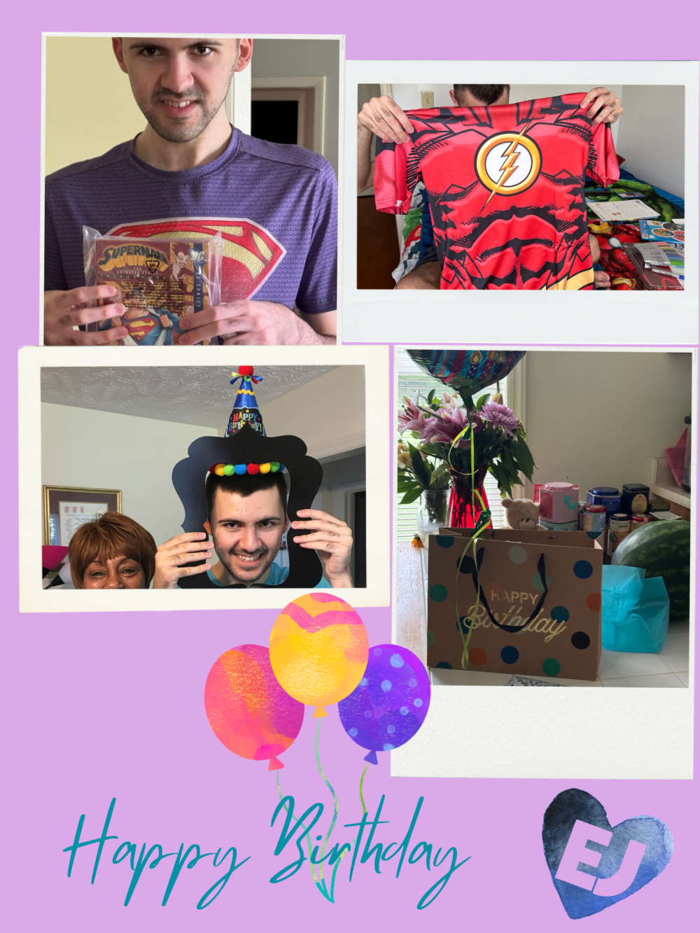 Autism Birthday and Superman!