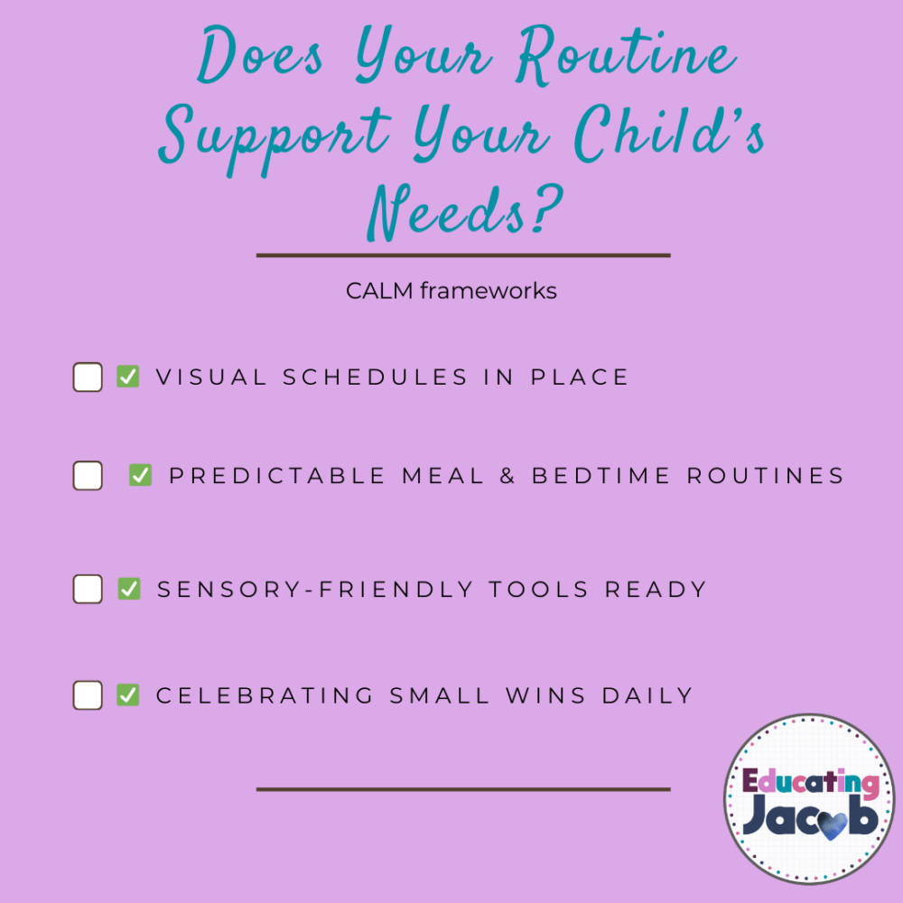 Does Your Routine Support Your Child’s Needs?