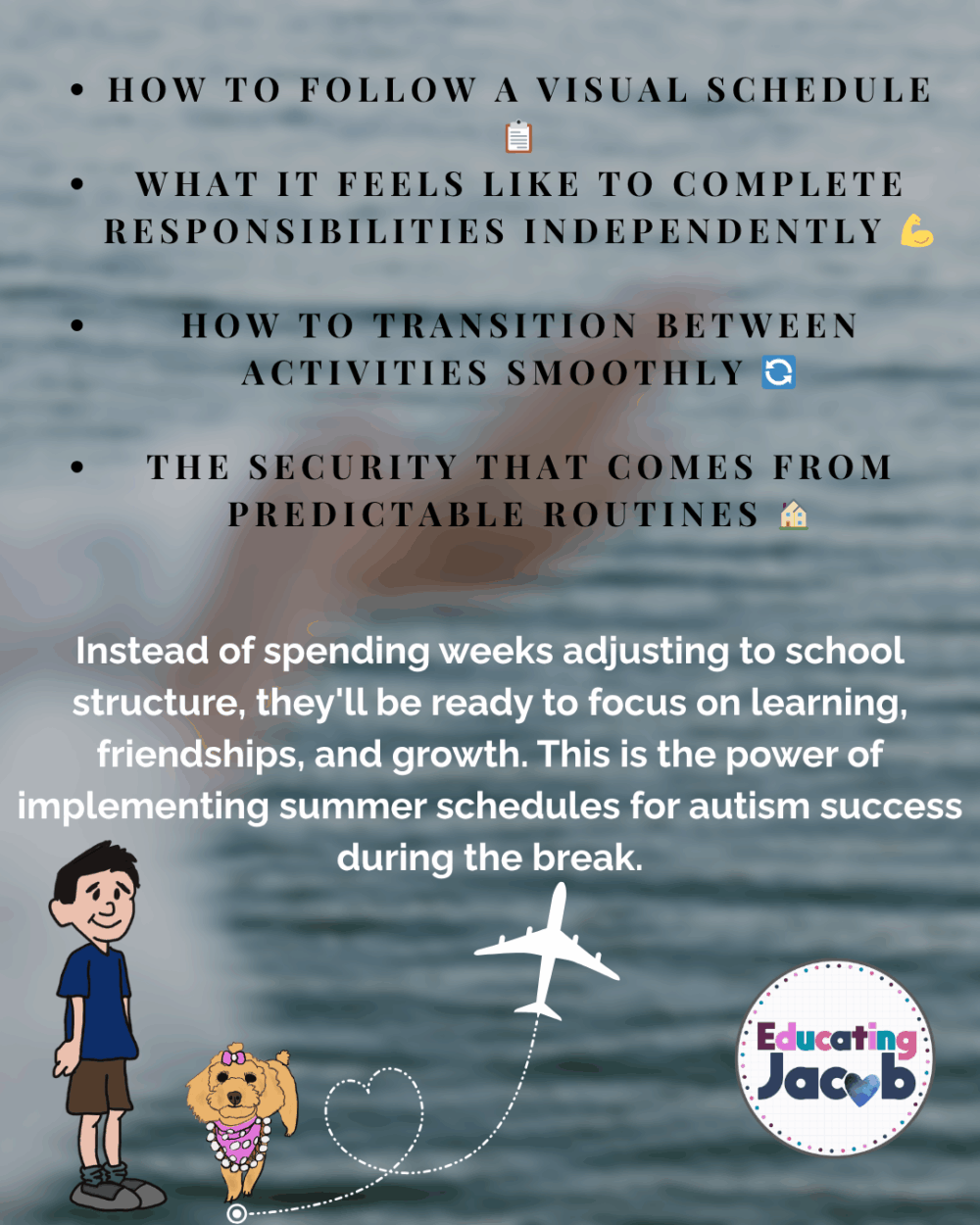 When September arrives, your child won't be starting from zero. They'll already understand routine