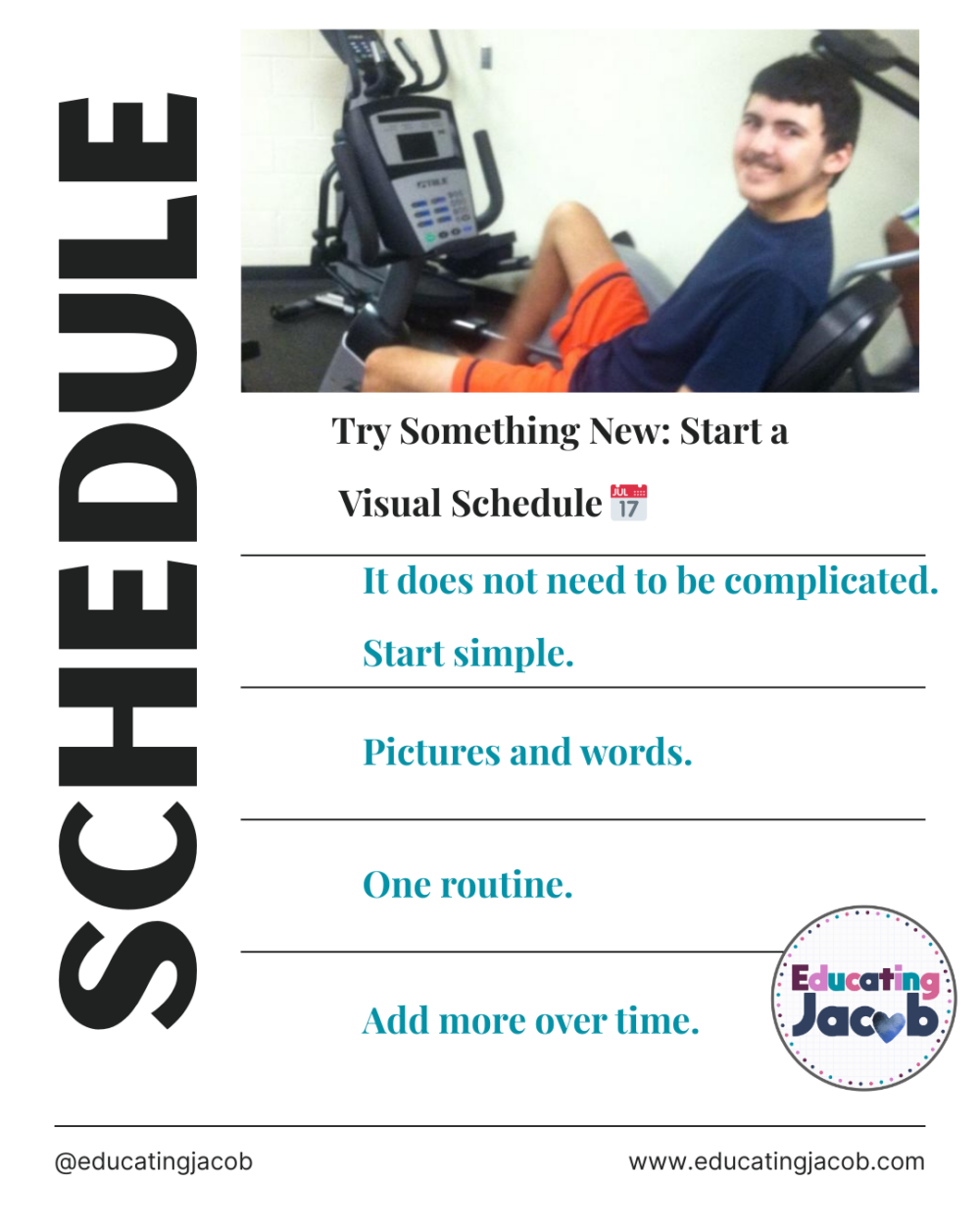 Try Something New: Start a Visual Schedule 📅