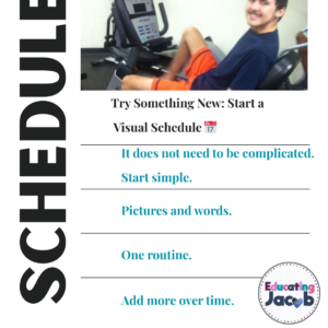 Try Something New: Start a Visual Schedule 📅