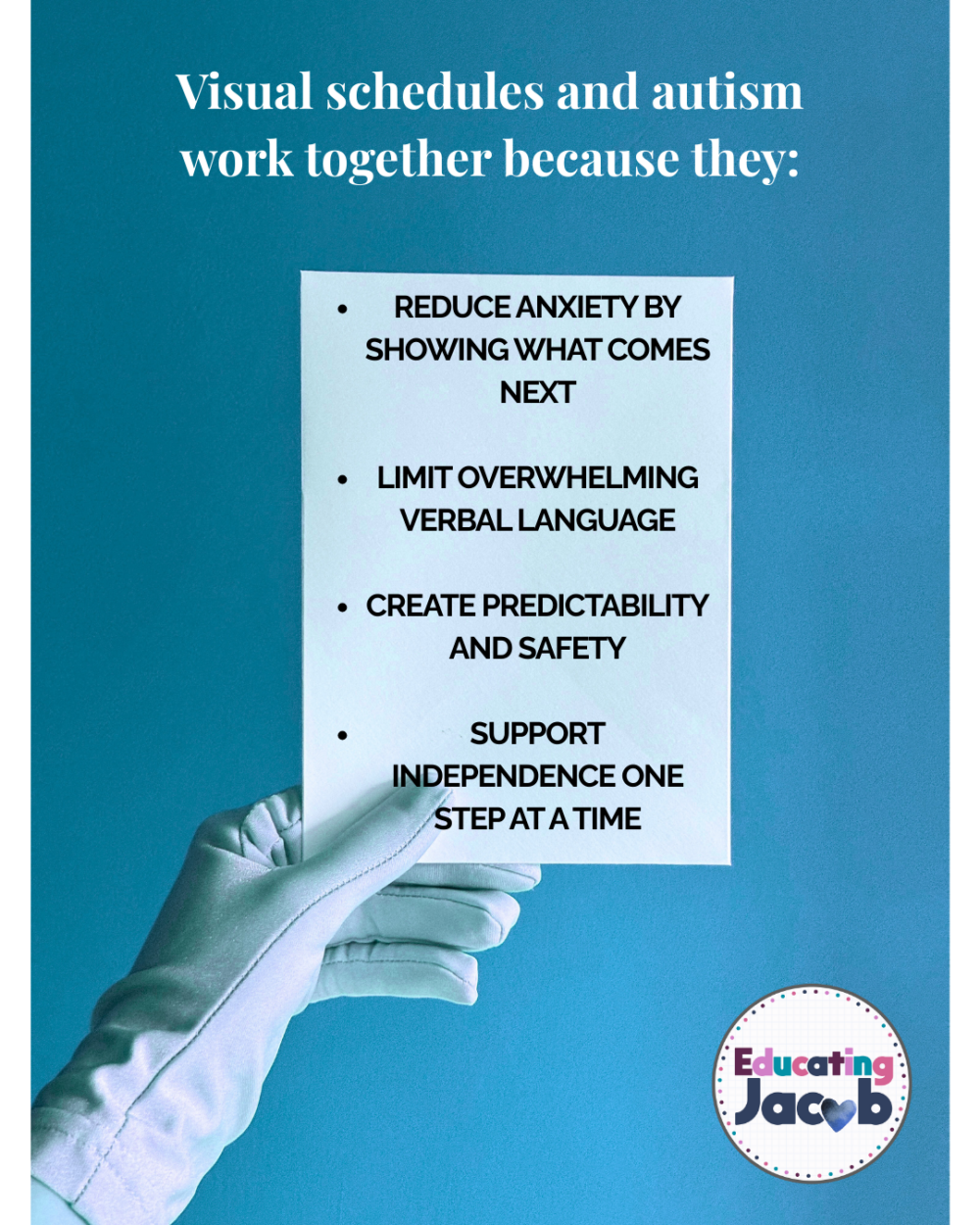 visual schedules and autism